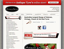 Tablet Screenshot of antiquetyres.com.au
